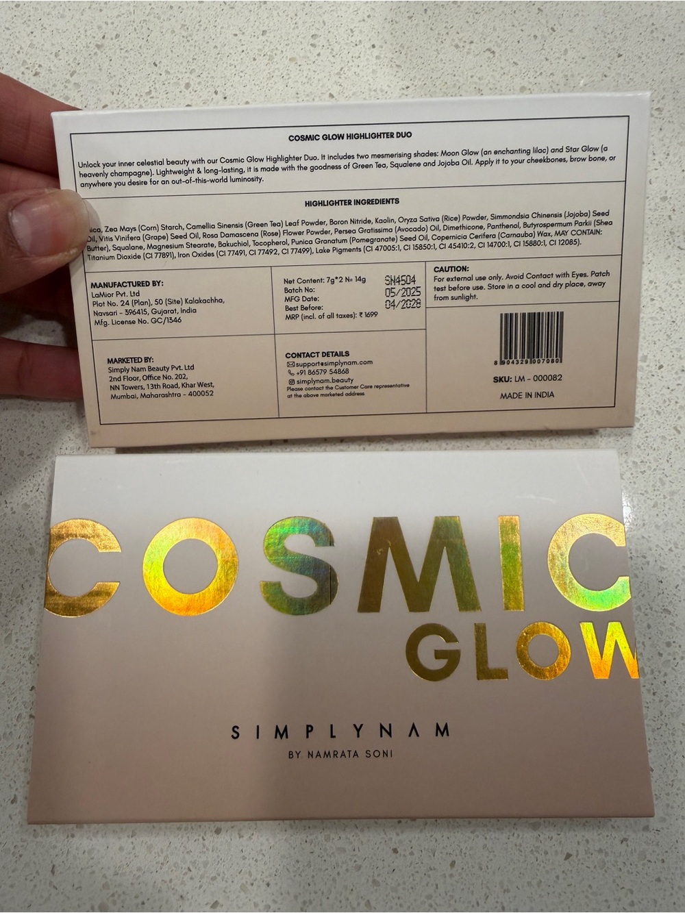 NEW Cosmic Glow Eyeshadow Palette 2 Colors - Picture 5 of 5